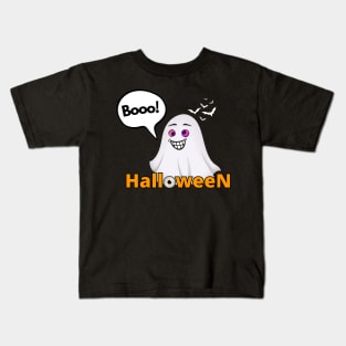 Funny Halloween Ghost Kids T-Shirt